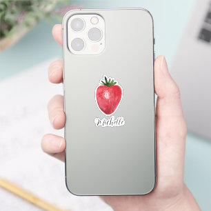 Adesivo Cozedura de Morango Cuja Molha É Personalizada