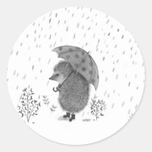 Cozinha Aquarela Porco Chuva Dia Quente