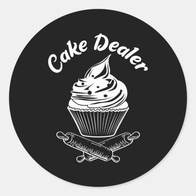 Adesivo Cozinha De Cupcake Do Dealer De Bake Baking (Frente)