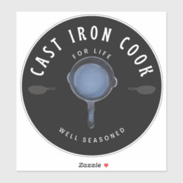 Adesivo Cozinha de Ferro Costeiro para a Vida Bem Assassad