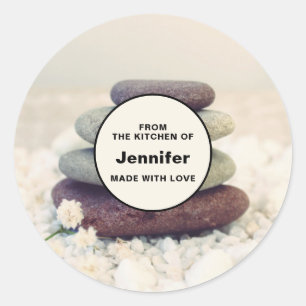 Adesivo Cozinha Meditativa de Pedras Empilhadas