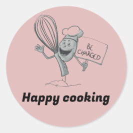 Adesivo Cozinhar feliz