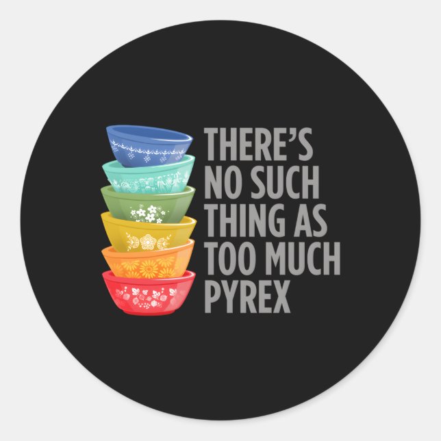 Adesivo Cozinhas De Coletor Pyrex Misturando Bolinhos (Frente)