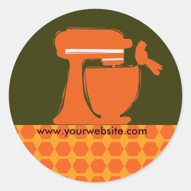 Adesivo Cozinheira de Assar de vamos Cozinheira Pessoal de (Frente)