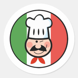 Adesivo Cozinheiro chefe italiano