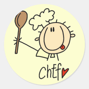 Adesivo Cozinheiro chefe masculino
