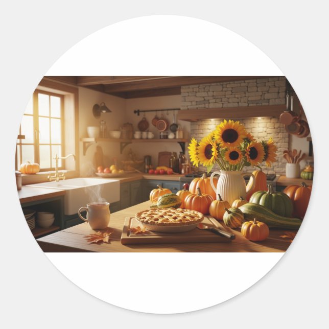 Adesivo Cozy Autumn Kitchen (Frente)