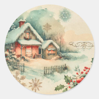 Adesivo Cozy Christmas Cottage