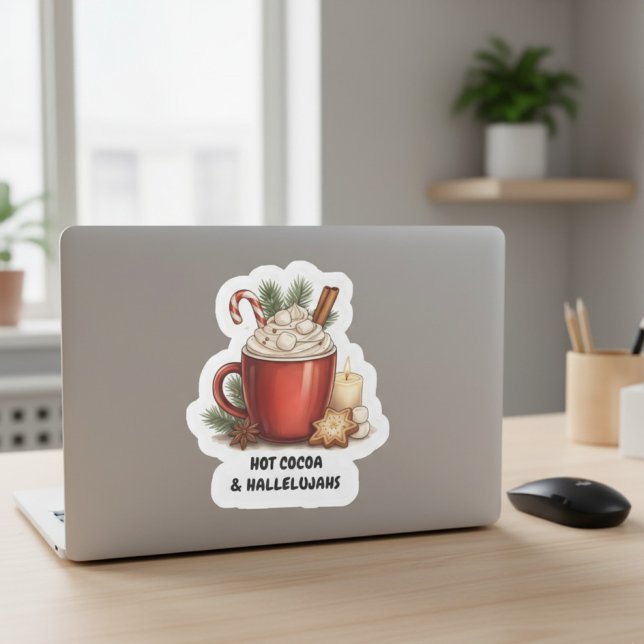 Adesivo Cozy Cocoa & Hallelujahs Christmas Sticker (Criador carregado)