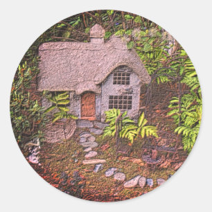 Adesivo Cozy Garden Cottage Nature Art