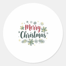 Adesivo Cozy Merry Christmas Winter Wonderland Design