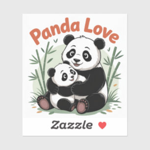 Adesivo Cozy Panda de volta à escola