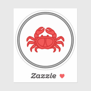 Adesivo Crab Sticker   Coleção De Jogo De Caranguejo