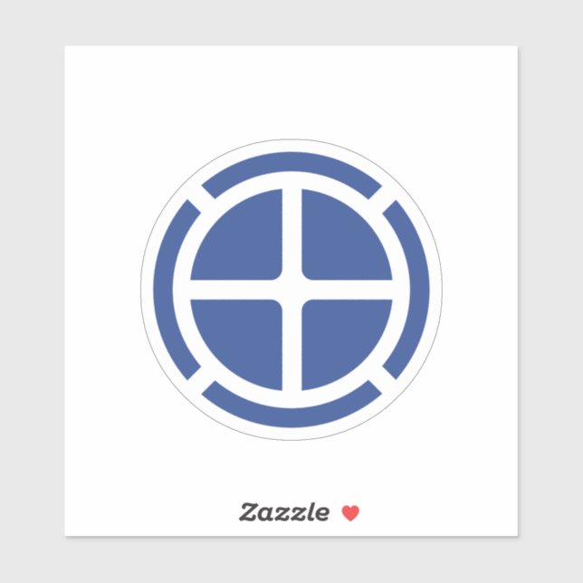 Adesivo crachá da 35ª Divisão de Infantaria (Folha)