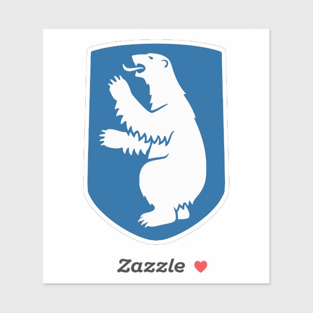 Adesivo Crachá da Gronelândia (Folha)