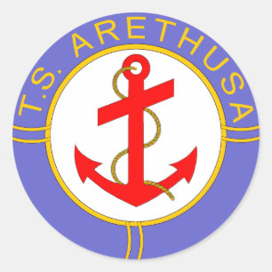 Adesivo Crachá de Arethusa dos TS