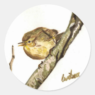 Adesivo Crachá de Chiffchaff
