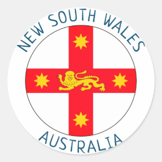 Adesivo Crachá de Nova Gales do Sul, Austrália