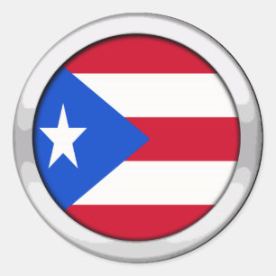 Adesivo Crachá de Puerto Rico