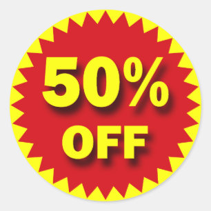 ADESIVO CRACHÁ DE VENDA A RETALHO - 50% DESLIGADO