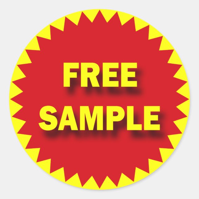 ADESIVO CRACHÁ DE VENDA A RETALHO - AMOSTRA ISENTA (Frente)