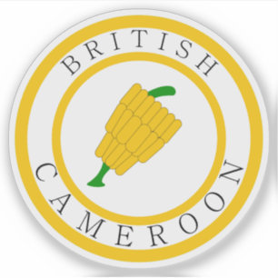Adesivo Crachá dos Camarões britânicos (1922-1961)
