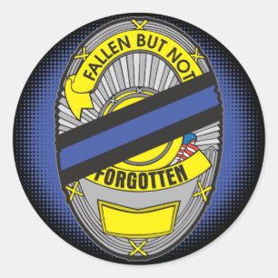 Adesivo Crachá fino de Blue Line