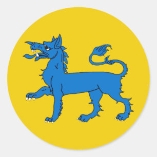 Adesivo Crachá Populacional de SCA East Kingdom