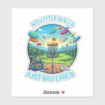 Crachá Retro de Disc Golf Engraçado Ilustração Vin