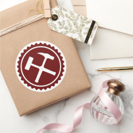 Adesivo Crachá Rock Hammer