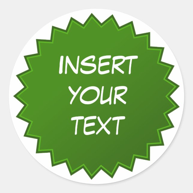 Adesivo Crachá Verde (Frente)