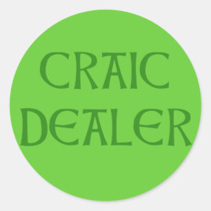 Adesivo CRAIC DEALER Irish Humor