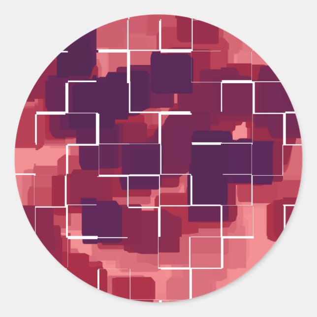 Adesivo "Cranberry" Arte Geométrica (Frente)