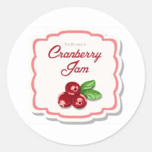 Adesivo Cranberry Jam Sticker