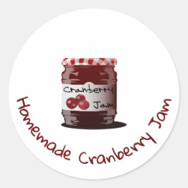 Adesivo Cranberry Jam Stickers Homemade