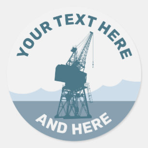 Adesivo Crane do estaleiro