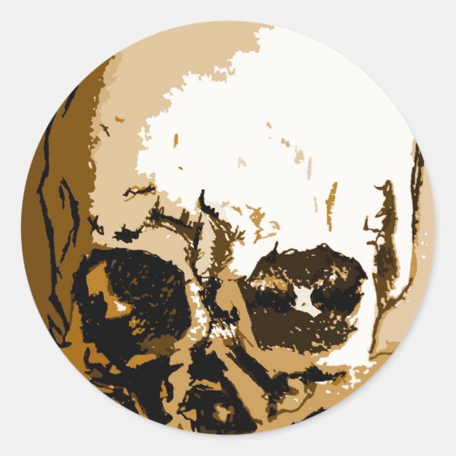 Adesivo Crânio (Frente)