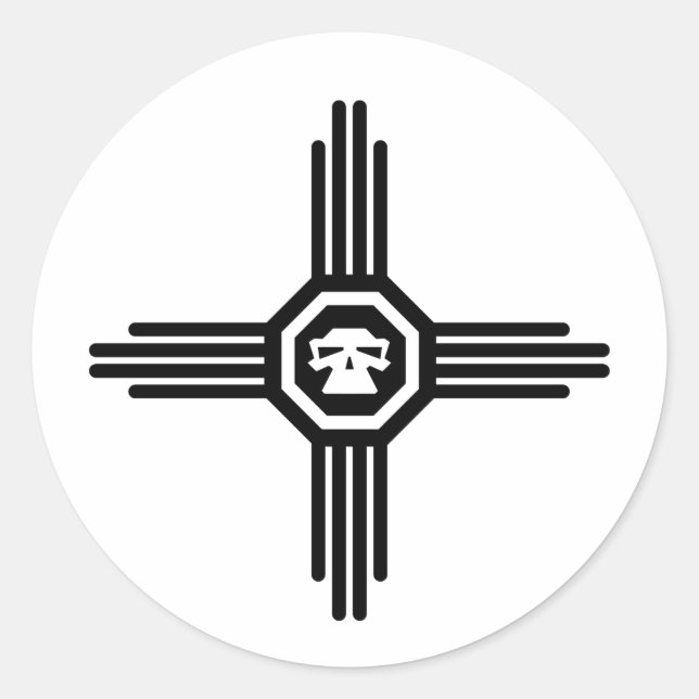 Adesivo crânio 1 de zia (Frente)