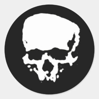 Adesivo Crânio da assinatura do Dia da Imagem