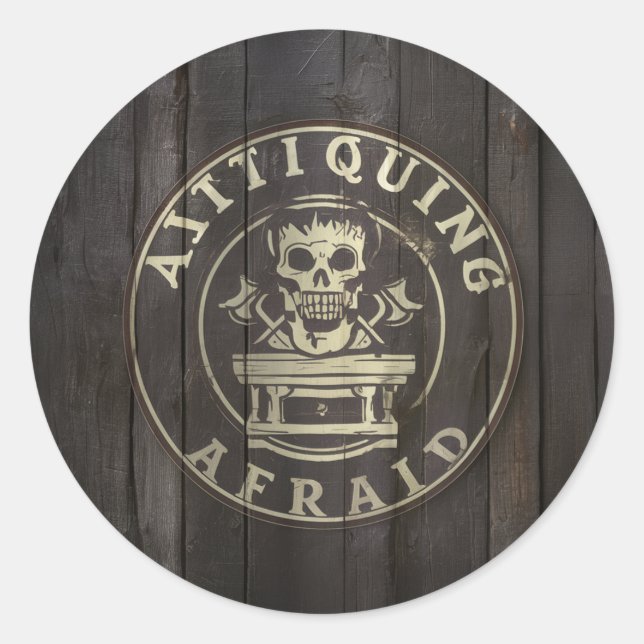 Adesivo crânio de artista (Frente)