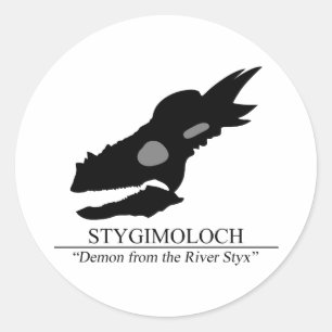 Adesivo Crânio de Stygimoloch