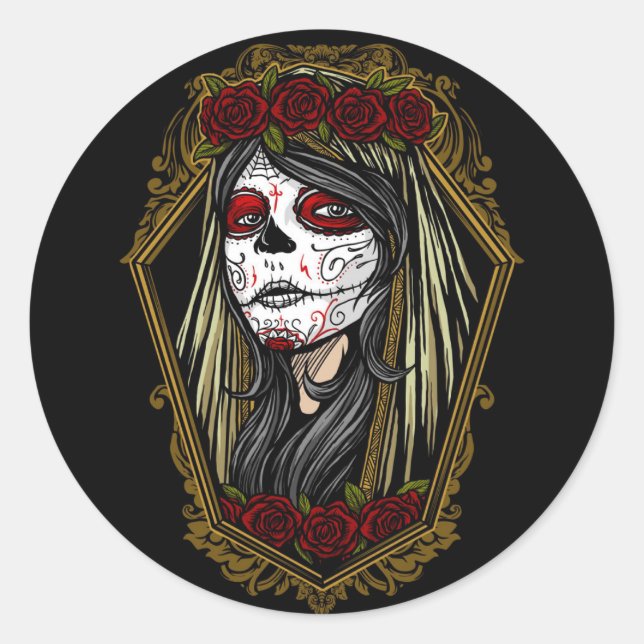 Adesivo Crânio Decorativo (Frente)