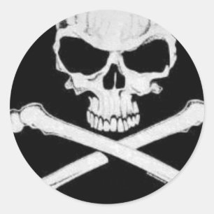 ADESIVO CRÂNIO E CROSSBONES
