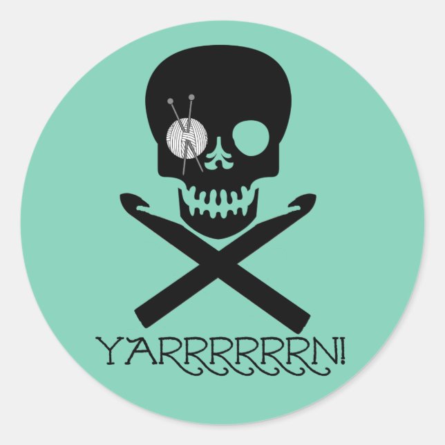 Adesivo Crânio e ganchos (Frente)