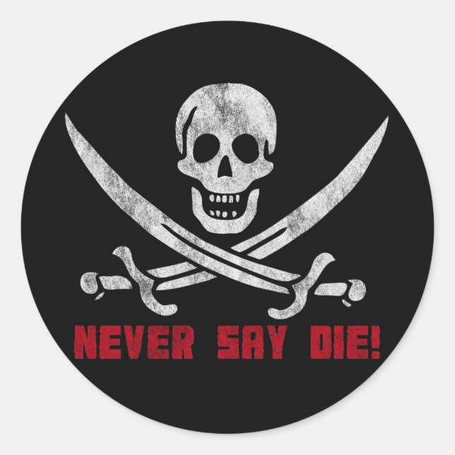 Adesivo Crânio e ossos cruzados (Frente)