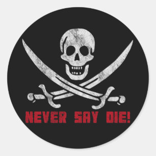 Adesivo Crânio e ossos cruzados