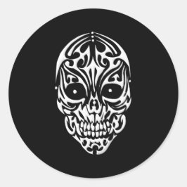 Adesivo Crânio Tribal