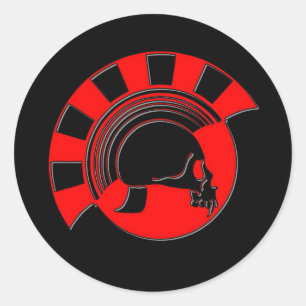 Adesivo Crânio Trojan
