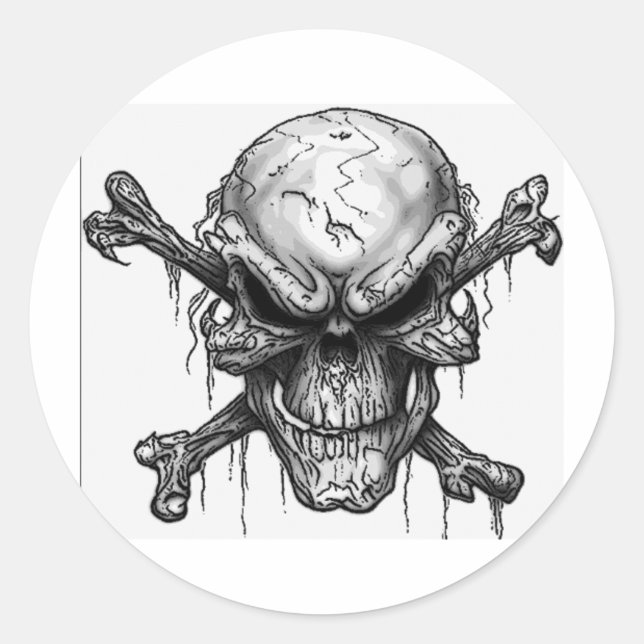 Adesivo crânios (Frente)