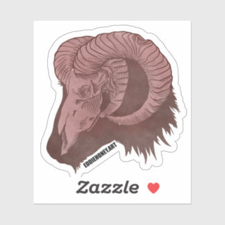 Adesivo Crânios - Capim